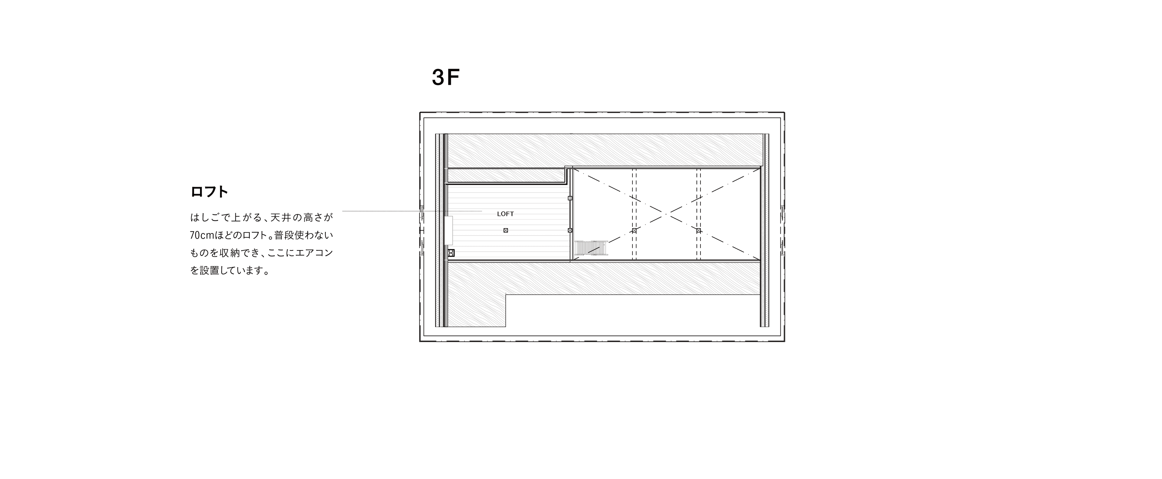 東京日野モデルハウス 3F 間取り