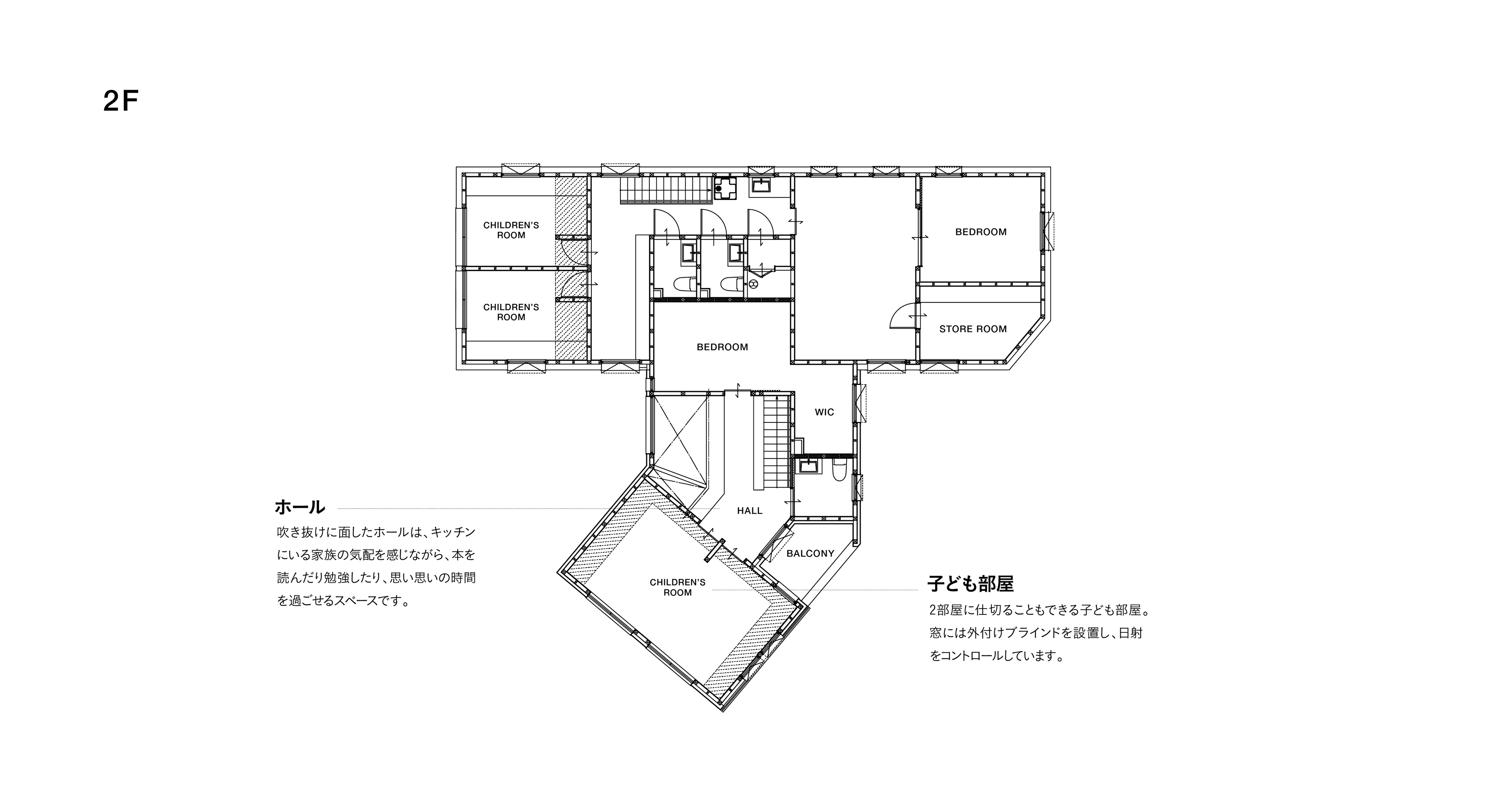 愛知長久手モデルハウス 2F 間取り