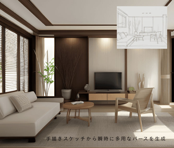 瞬時にデザイン提案