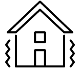 大地震でも倒壊しにくい