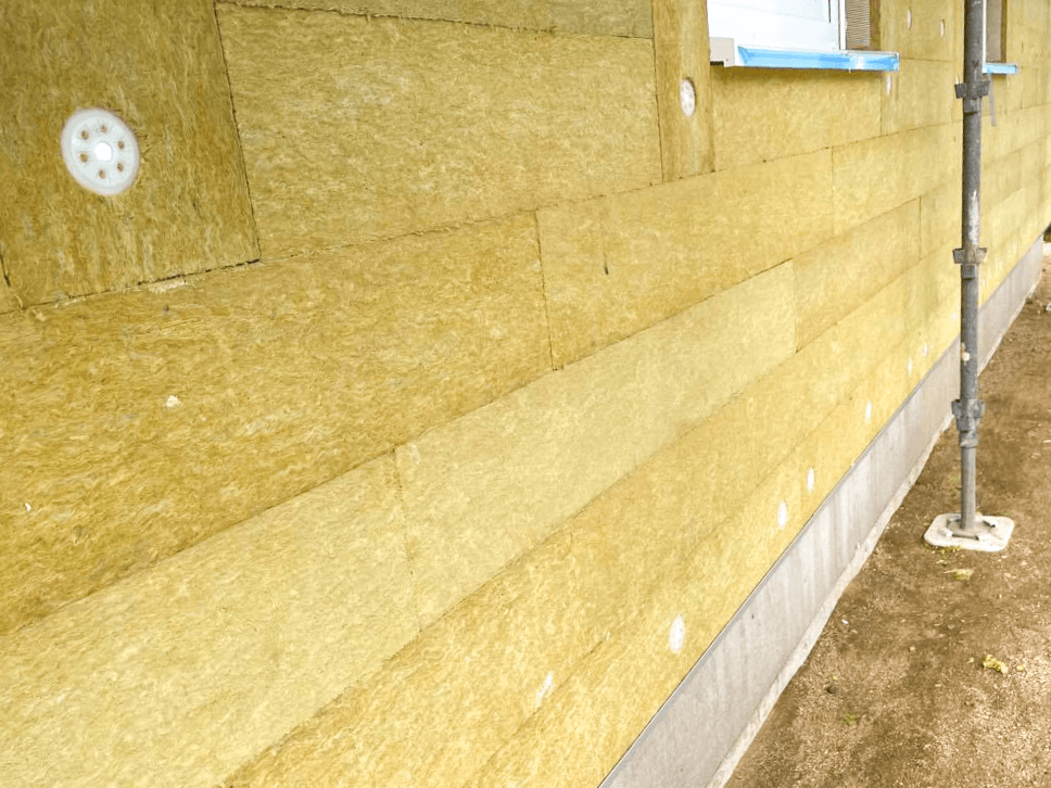 外断熱「ロックウール」