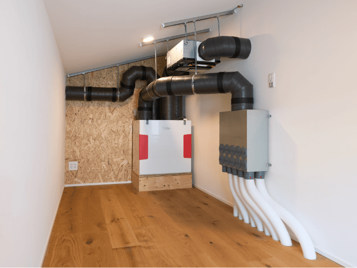 オプションでダクト換気も