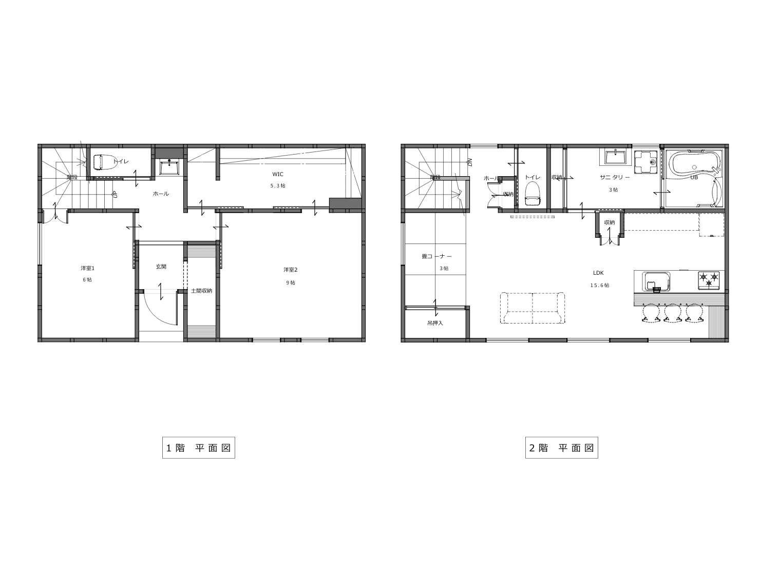 寝屋川市 美井元町（香里園駅） 2階建 2LDK