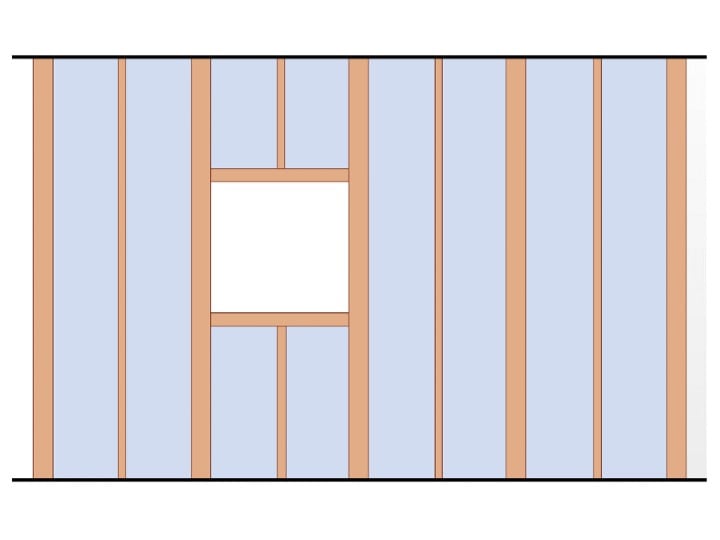 窓と窓周辺のイメージ図(モイスを外壁全体に貼っている)